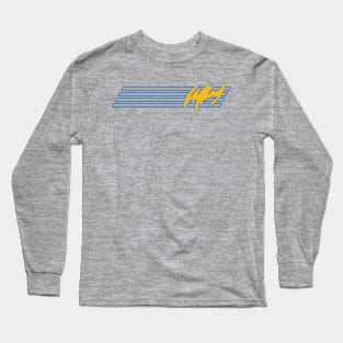 Quick Change Bruce- Blue + Grey 01 Long Sleeve T-Shirt